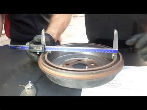 measuring brake shoe thickness|minimum thickness for brake drums.